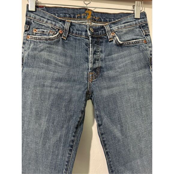 7 for all Mankind Boy cut button fly jeans 27 - Picture 8 of 8